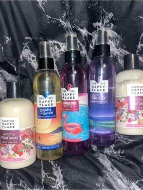 Find your happy place Assorted Fragrance Mist lotion Under the Starlit Sky NWOT